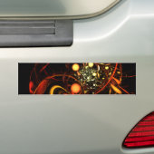 Sticker de pare-chocs d'art Abstrait (En voiture)