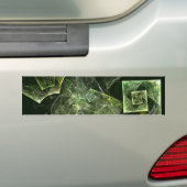 Sticker de pare-chocs d'art Abstrait à équilibrage (En voiture)