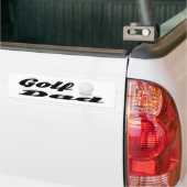 Sticker de pare-chocs de golf papa (Sur camion)