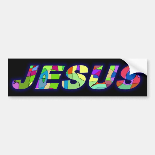 sticker de pare-chocs de Jésus (Devant)