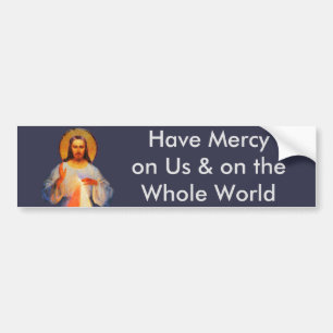 Sticker de pare-chocs de Jésus Divin Mercy