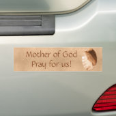 Sticker de pare-chocs de la Sainte Marie (En voiture)