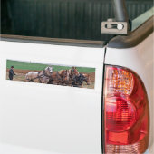 Sticker de pare-chocs de l'équipe Amish (Sur camion)