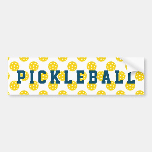 Sticker de pare-chocs de Pickleball (Devant)