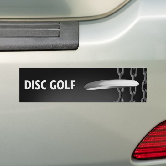 Sticker de pare-chocs Disk Golf (En voiture)