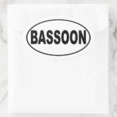 Sticker de pare-chocs du basson (Sac)