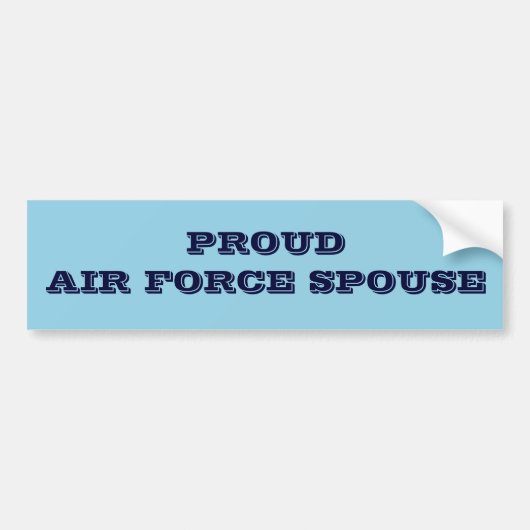 Sticker de pare-chocs Fiers conjoint de la Force a (Devant)