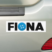 sticker de pare-chocs Fiona bouton (En voiture)