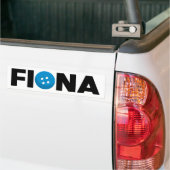 sticker de pare-chocs Fiona bouton (Sur camion)