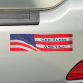 Sticker de pare-chocs God Bless America (En voiture)