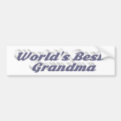 sticker de pare-chocs Grandma gris (Devant)