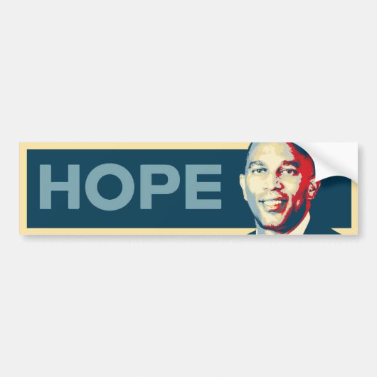Sticker de pare-chocs Hakeem Jeffries Hope (Devant)