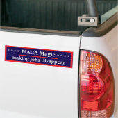 Sticker de pare-chocs magique MAGA (Sur camion)