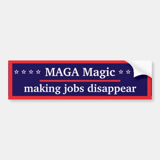 Sticker de pare-chocs magique MAGA (Devant)