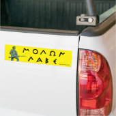Sticker de pare-chocs Molon Labe (Sur camion)