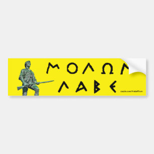 Sticker de pare-chocs Molon Labe
