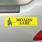 Sticker de pare-chocs Molon Labe (En voiture)
