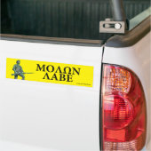 Sticker de pare-chocs Molon Labe (Sur camion)