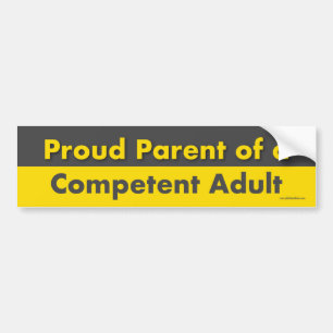 Sticker de pare-chocs parent fier