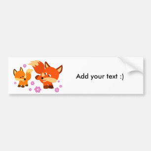 Sticker de pare-chocs pour caricatures jolies