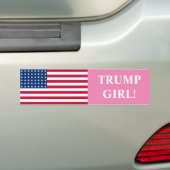 Sticker de pare-chocs pour filles Trump (En voiture)