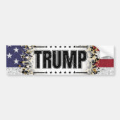 Sticker de pare-chocs pour l'élection Trump 2024 (Devant)