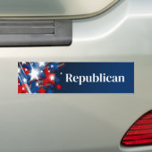 Sticker de pare-chocs républicain (En voiture)