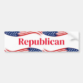 Sticker de pare-chocs républicain (Devant)
