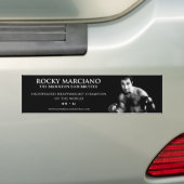 Sticker de pare-chocs Rocky Marciano (En voiture)