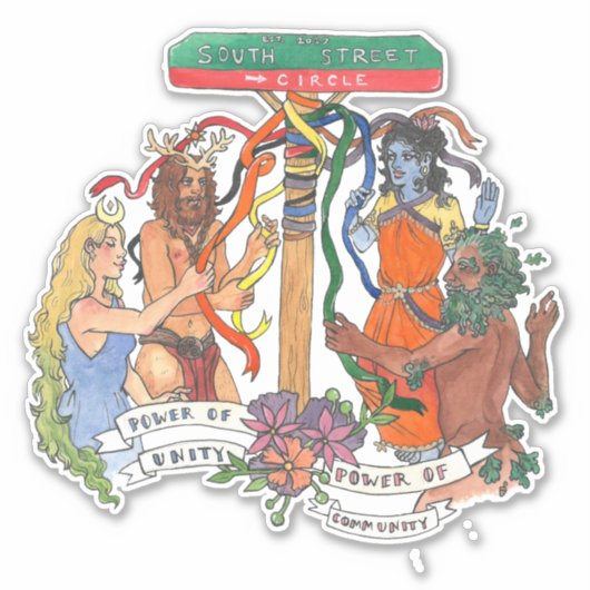 Sticker de pare-chocs South Street Circle (Devant)
