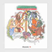 Sticker de pare-chocs South Street Circle (Feuille)