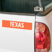Sticker de pare-chocs Texas (Sur camion)