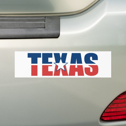 Sticker de pare-chocs Texas (En voiture)