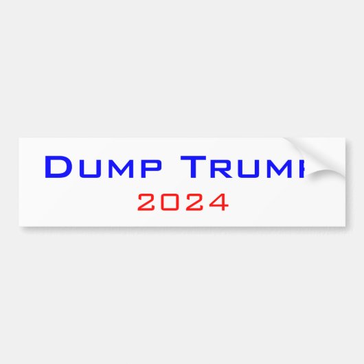 Sticker de pare-chocs Trump 2024 (Devant)
