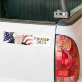 Sticker de pare-chocs TRUMP 2024 (Sur camion)