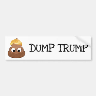 Sticker de pare-chocs Trump Poop Pile