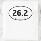 Sticker de parodie sarcastique Humour de coureur d (Sac)