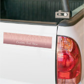 Sticker de Parties scintillant de  Gold Blush du R (Sur camion)
