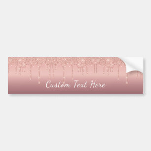 Sticker de Parties scintillant de Gold Blush du R