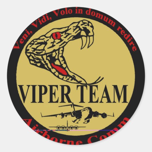 Sticker de patchs de l'équipe Viper (Devant)