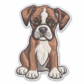 Sticker de patchs numériques pour chien de boîte d (Devant)