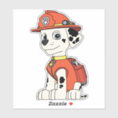 Sticker de patrouille Marshall-Paw (Feuille)