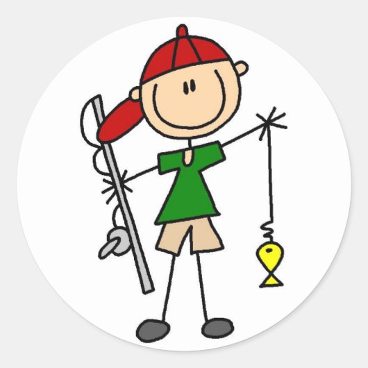 Sticker de pêche (Devant)