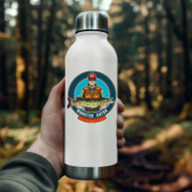 Sticker de pêche à la truite du lac | Sticker Die-