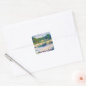 Sticker de peinture hippique de l'île Chincoteague (Enveloppe)