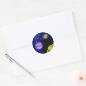 Sticker de peinture spatiale (Enveloppe)