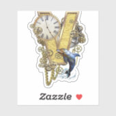 Sticker de personnalisation Anniversaire Lettre V (Feuille)