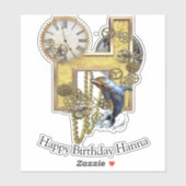 Sticker de personnalisation pour l'anniversaire de (Feuille)