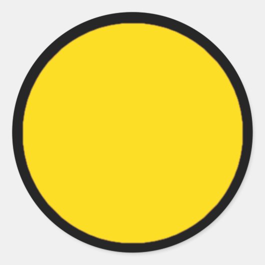 Sticker de pièce de jeu RAINBO - Grand Jaune sur N (Devant)