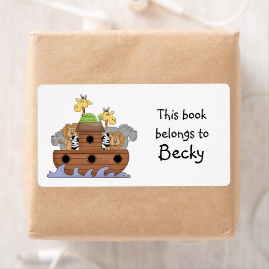 Sticker de plaque d'arche de Noah (En situation)